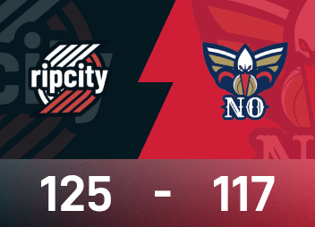 NBA戰報：楊瀚森未登場&夏普35分，拓荒者125-117鵜鶘