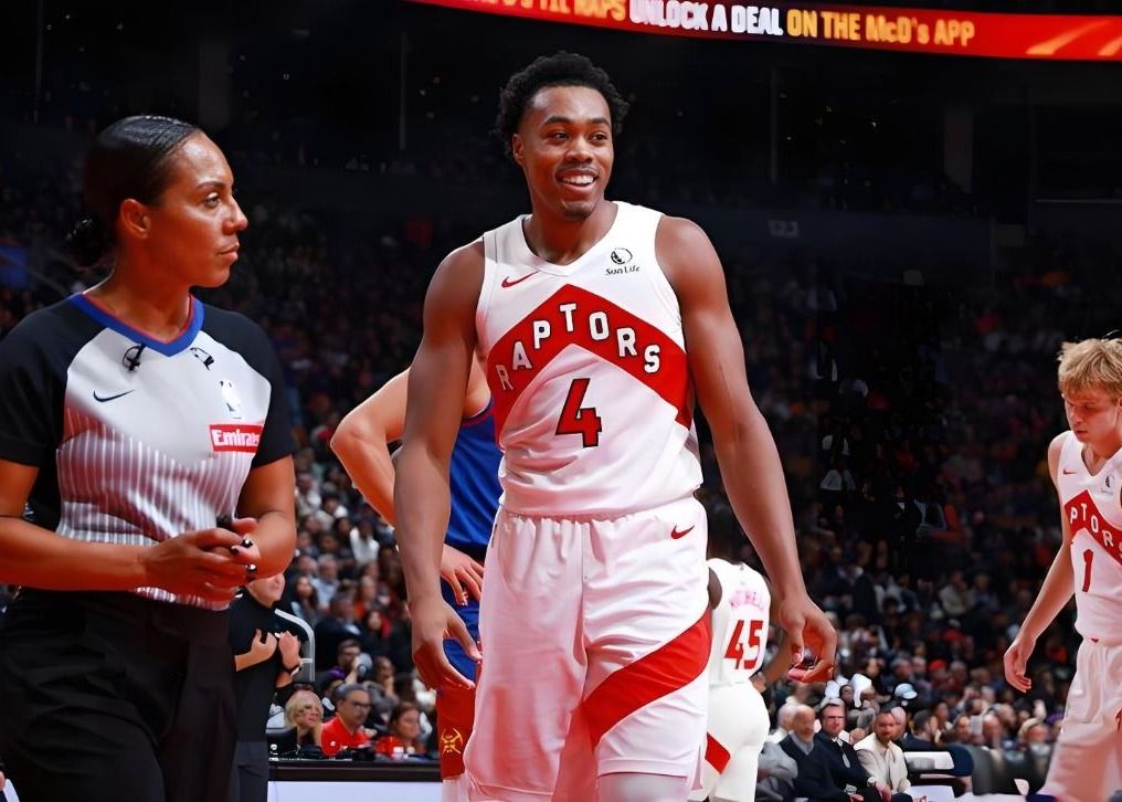 巴恩斯連續9場拿下最少1截球&1封蓋，與卡特並列隊史最長