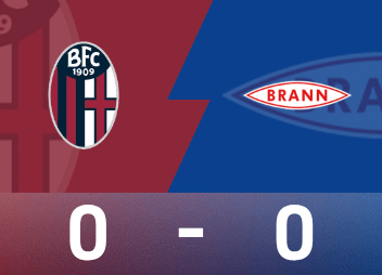 歐聯戰報：兩隊合計僅三次射正，十人博洛尼亞0-0悶平布蘭