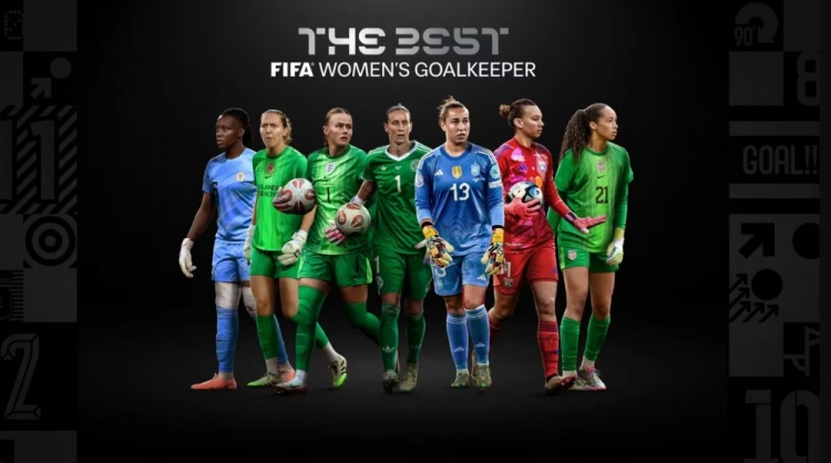 FIFA年度最佳女足守門員候選人：漢普頓、科爾、恩德勒入圍