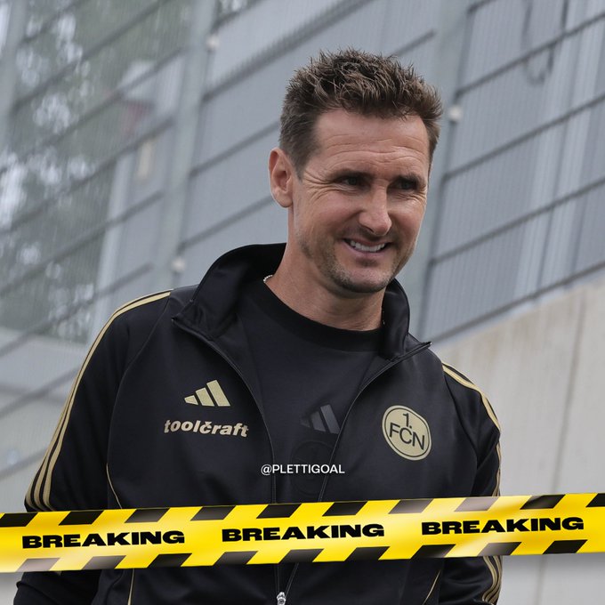 德天空：克洛澤即將與紐倫堡續約，新合約簽至2028年