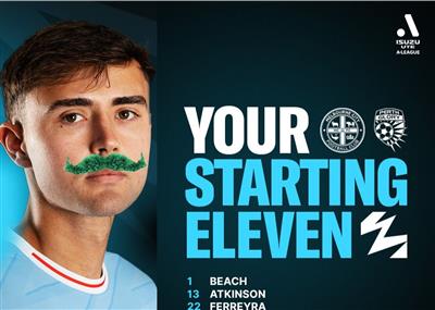 墨爾本城vs珀斯光榮首發：萊基PK塔加特、庫查爾斯基、比奇在列